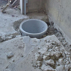 Placing a sump pit in a Aberdeen home